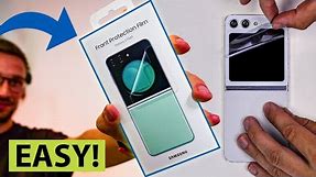 Official Samsung Galaxy Z Flip 5 Front Screen Protector install!⚡