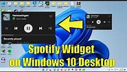 🎵Spotify Widget for Windows 11 || How to Enable Spotify Widget on Windows 11 Desktop🎶