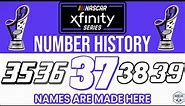 NASCAR Xfinity Series Number History: 35-39