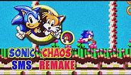 Sonic Chaos SMS Remake - All Characters Walkthrough [4K]