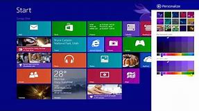 How to Change Windows 8.1 Start Screen Background Wallpaper Image 2013 - Easily