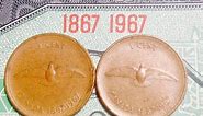 1867-1967 Penny Commemorating 100th Anniversary Of Canada