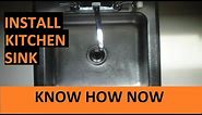 How to Install a Kitchen Sink