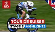 Time Trial Concludes An Emotional Race | Tour De Suisse 2023 Highlights Men - Stage 8
