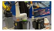Swivellink Robot Pedestal and Mobile Base w/ FANUC CRX at FABTECH Expo 2021