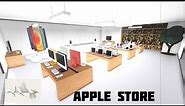 | ROBLOX | -Bloxburg- | Apple Store | 60k | Speed-Build |