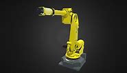 Robotic Arm 3D Model - FANUC R-2000iB - 3D model by Ryley Burnett (@ryleyburnett)