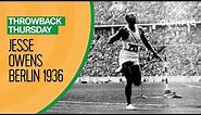 Jesse Owens' Historic Wins at the Berlin 1936 Olympics | Throwback Thursday