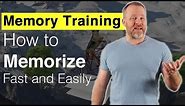Memory Training - How to Memorize Fast and Easily