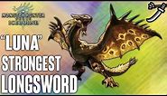 MHW Iceborne Build ∙ Wyvern Blade Luna (Gold Rathian) Best Endgame Longsword High Damage