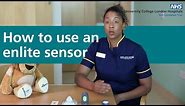 How to use an enlite sensor