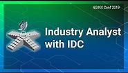 Industry Analyst with IDC