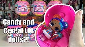 OPENING MINI BITES AND MINI SWEETS SERIES 2! New 2023 LOL SURPRISE DOLLS! Candy & Cereal- Unboxing