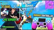 I bought a MODDED CONTROLLER for Fortnite and it gave me AIMBOT... (best controller)