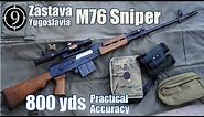 Yugo M76 Sniper [Zastava] to 800yds: Practical Accuracy - The Bosnian War / Yugoslav War Sniper