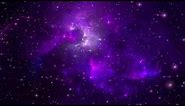 Purple Classic Galaxy ~60:00 Minutes Space Wallpaper~ Longest FREE Motion Background HD 4K 60fps