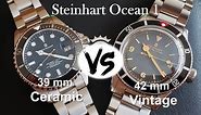 Steinhart Ocean 1 Duel: 39 vs 42mm Watches (Ceramic vs Vintage)
