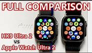 HK9 Ultra 2 SmartWatch vs Original Apple Watch Ultra 2 FULL COMPARISON! (System, Case, Smoothness)