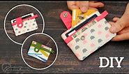 Easy DIY Slim Card Wallet | 5 Card Holder Sewing Tutorial [sewingtimes]