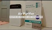 How to Use an Air Purifier, What’s in the Box, How to Remove Filter Cover of Air Purifier 🍃🌬
