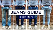 Men's Jeans Fit Guide | The Best Style Jeans For Your Physique