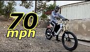 70mph Enduro E-bike build pt1