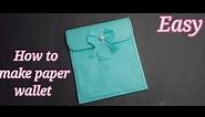 DIY Paper Wallet / How To Make Paper Wallet / Easy Paper Crafts