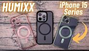Humixx iPhone 15 and iPhone 15 Pro Case REVIEWS! Kickstand + Lens Protection!