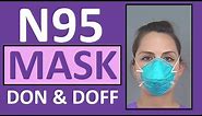 N95 Mask - How to Wear | N95 Respirator Nursing Skill Tutorial