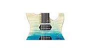 VSR-1 6-String Electric Guitar with Solid Mahogany Body, Roasted Maple Neck, and Rosewood Fingerboard (Gradual Blue-HW)