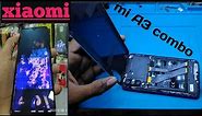 xiaomi A3 display changing l mi A3 combo replacement l A3 disassembly