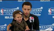 Steph Curry's Daughter Riley Steals the Show