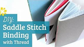 DIY Saddle Stitch Bookbinding Tutorial | Sea Lemon