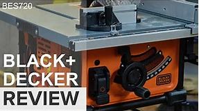 📌 Unpacking and review table saw BLACK+DECKER BES720