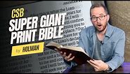 This Is The Biggest Bible Typeface I've Ever Seen!