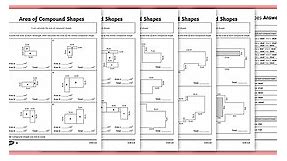 Calculating the Area of Compound Shapes Worksheet Pack