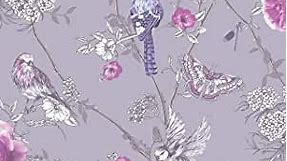 Arthouse Paradise Garden Lilac Wallpaper 692404