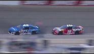 Kyle Busch and Kyle Larson beat and bang to the finish