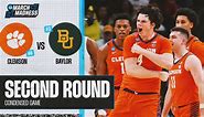 Clemson vs. Baylor - Second Round NCAA tournament extended highlights