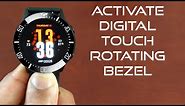 Samsung Galaxy Watch Active How To Turn On ROTATING BEZEL...