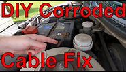 How to install a battery cable saver. How to fix a corroded battery cable yourself.