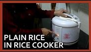 How to make Rice in Electric Cooker | Electric Rice Cooker Demo | Electric Rice Cooker Recipes
