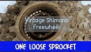 🚲 Vintage Shimano 6-speed Freewheel