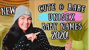 20 Unique & RARE GENDER NEUTRAL/UNISEX Baby Names 2020 (For Boys + Girls) | Baby Names I love!