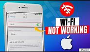 How to Fix Wi-Fi Not Working on iPhone 8 Plus | WiFi Issues with iPhone 8 Plus
