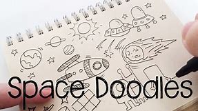 Space doodles | Doodle for Kids | Doodle with Me