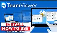 How to install TeamViewer in Windows 11 /10/8/7 - Latest Version 2023 | FREE DOWNLOAD