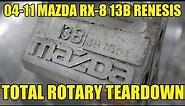 13B RENESIS Total Rotary Teardown. 04-11 Mazda Rx-8 6-Port!