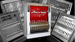 Old cigarette vending machines are refurbished to vend original art, creating the clever "Art-o-Mat"
