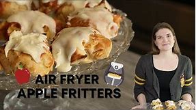 Super EASY Air Fryer Apple Fritters